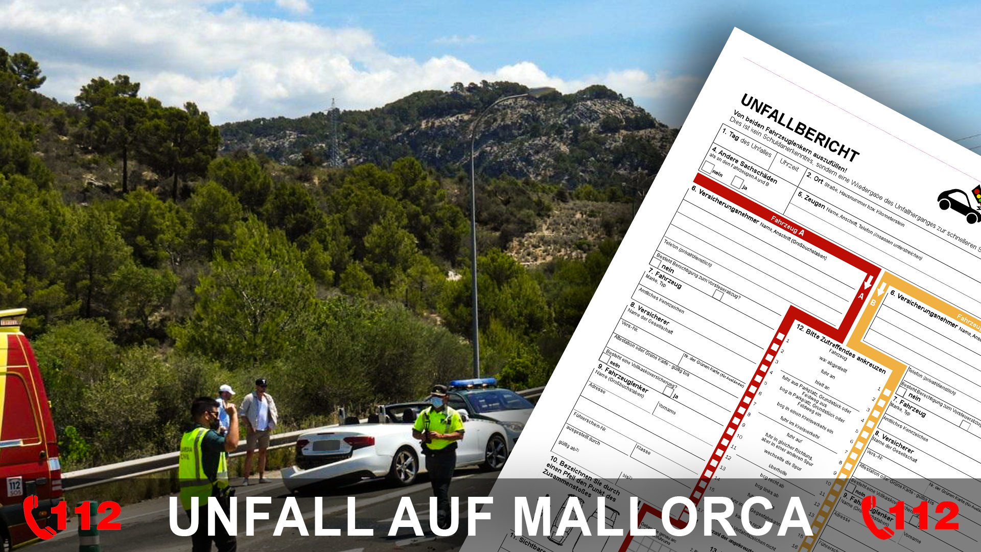 Unfall in Spanien – was tun?